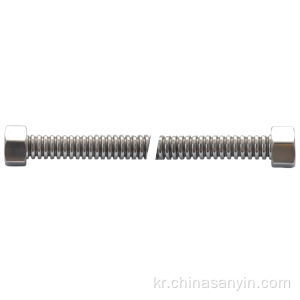 욕실 액세서리 스테인레스 스틸 꼰 호스